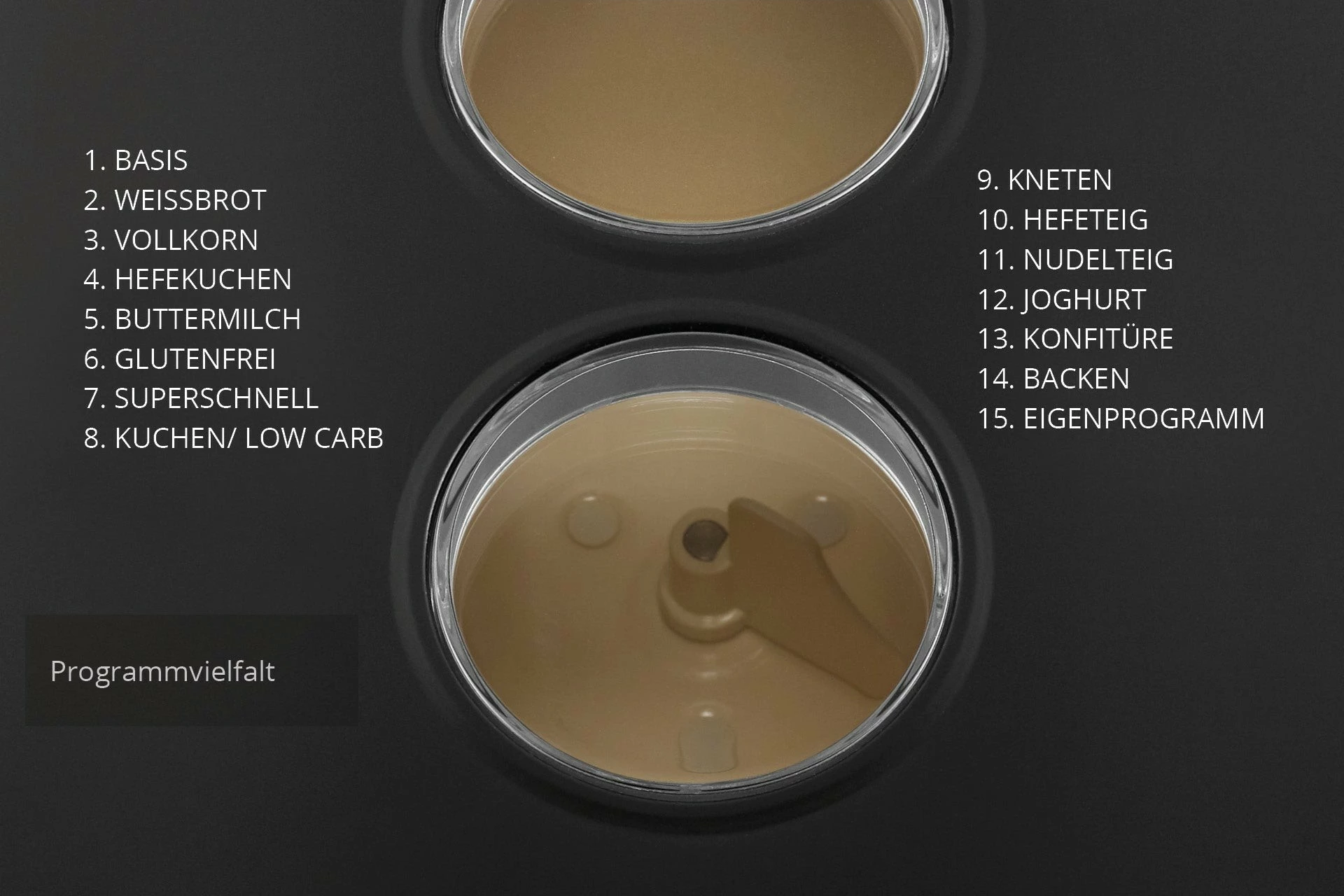 Makineri buke UNOLD Backmeister Big, 1.5 kg, 15 programe, funksion ngrohjeje, dritare shikimi, kontroll i thekrimit, 850 W, e zezë