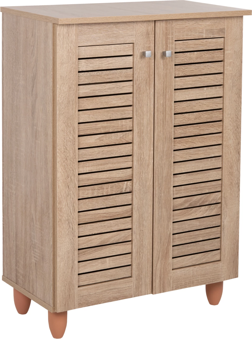 Dollap këpucësh PROLLY FH9608.02 melaminë ngjyrë Sonama-2 dyer-4 rafte 60x34x88Hcm