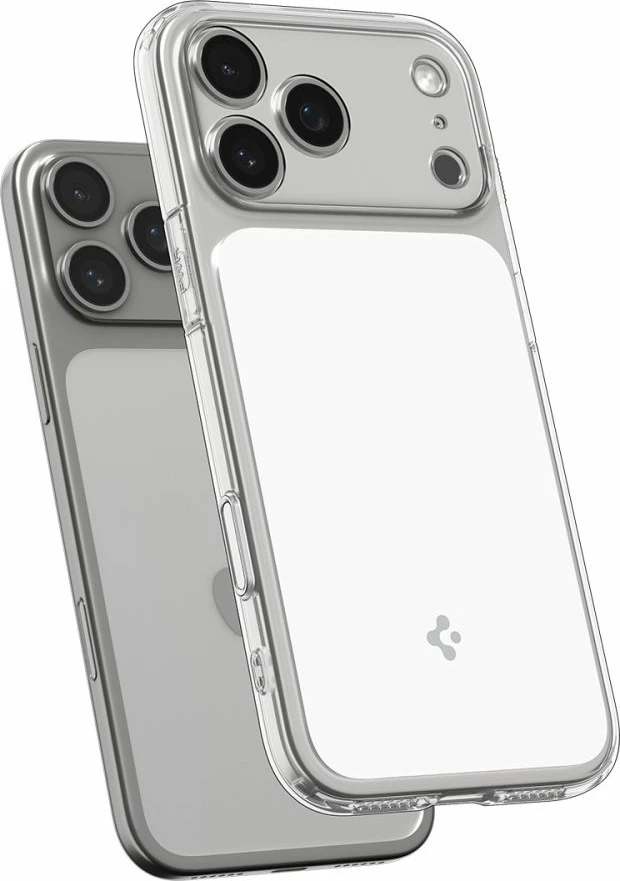 Mbështjellës Spigen Ultra Hybrid "T" MagSafe për iPhone 17 Pro Max, Transparent dhe Bardhë
