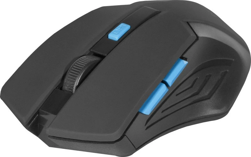Maus wireless Defender ACCURA MM-275, 1600 DPI, 5 butona, USB, zi/blu