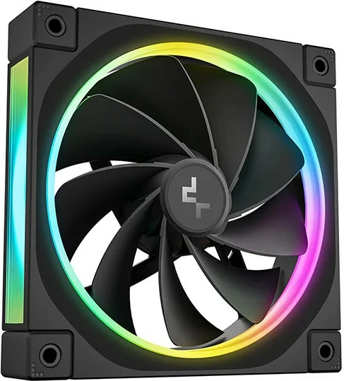 Ventilator kasë Deepcool FL12R 120mm, LED, i zi