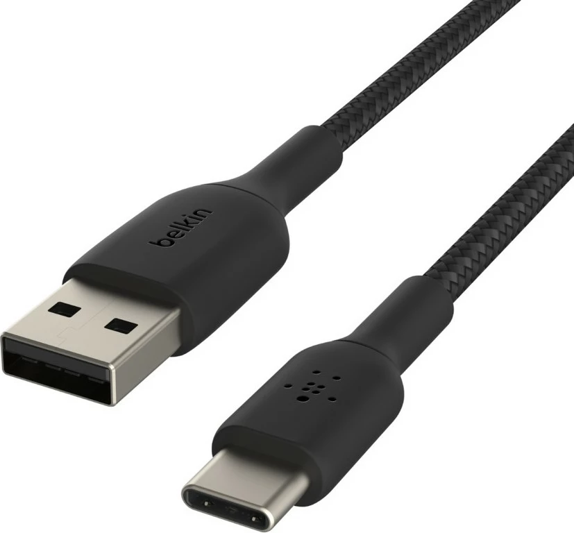 Kabëll Belkin CAB002BT1MBK, 1 m, USB A në USB C, Ngjyrë e zezë