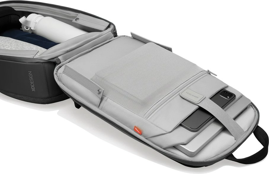 Shpinore, XD Design, Bobby Edge P706.2502, 17L, për laptop deri 16", gri