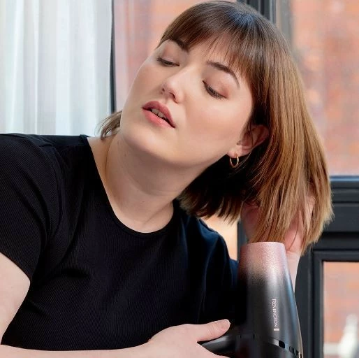 Tharëse flokësh Remington D5305 Rose Shimmer, 2200 W, e zezë/rozë