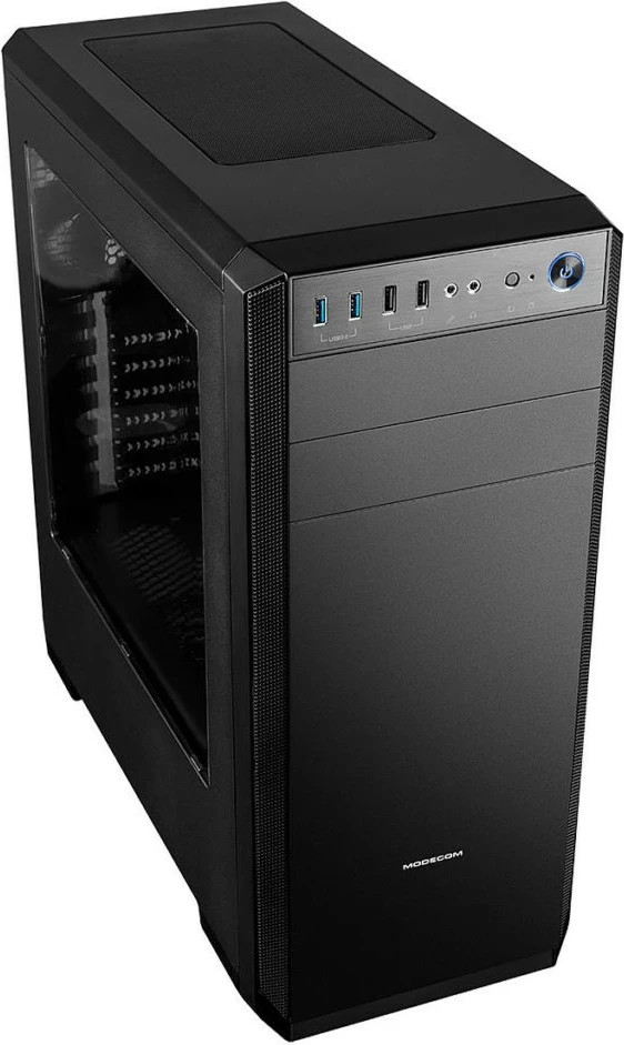 Kasë MODECOM OBERON PRO, Midi Tower, ATX/ITX/Micro ATX, e zezë