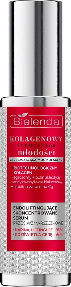 Serum anti-rrudhë për femra Bielenda Collagen Youth Stimulator endolifting concentrated, 60ml