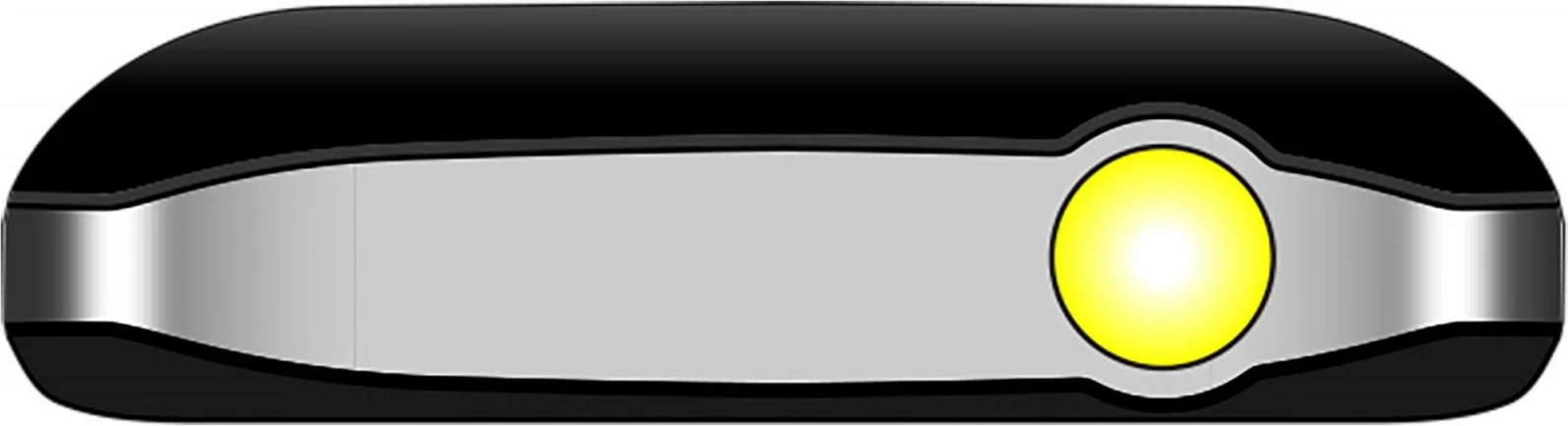 Celular Sencor ELEMENT P032S, Dual SIM, 2.4", i zi/argjendtë