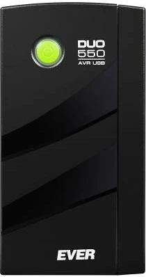 Kasë UPS EVER DUO 550 PL AVR USB, 550 VA, 330 W, e zezë