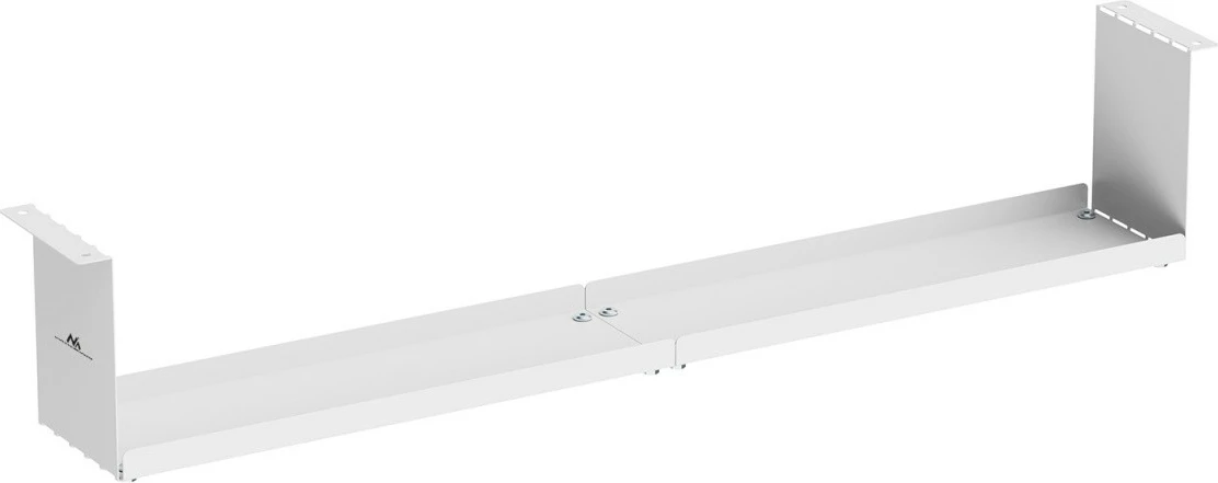 Organizues kabllosh Maclean MC-107 W, nën tavolinë, çelik, Bardhë