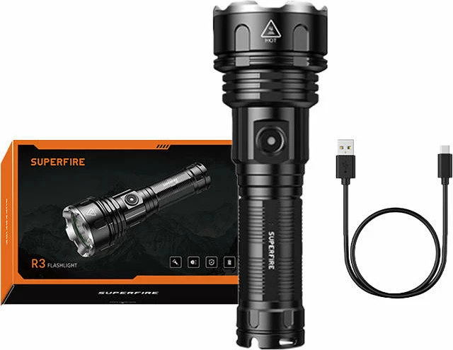 Elektrik dore Superfire R3 P90, 3400mAh, 2000lm, i zi