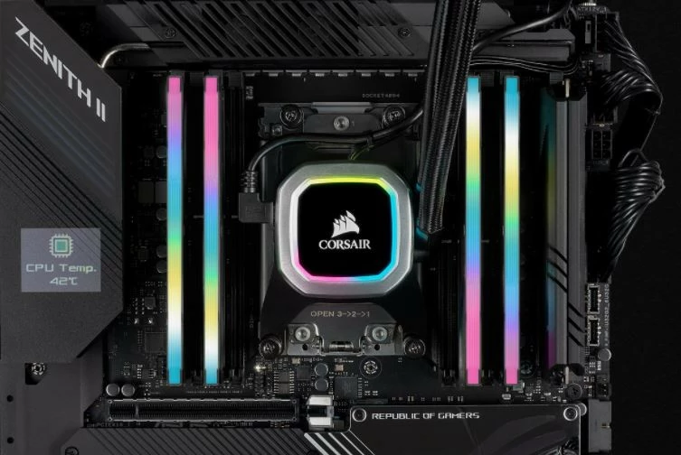 RAM Memorje Corsair Vengeance RGB PRO SL CMH16GX4M2Z3200C16 DDR4 16GB (2x8GB) 3200MHz CL16 RGB e zezë set 2