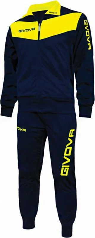 Trenerka për meshkuj dhe fëmijë Givova, modeli Tuta Visa, ngjyrë blu marine
