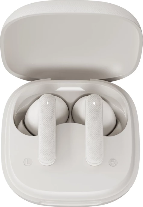 Kufje TWS QCY Buds T43 me anulim zhurme, të bardha