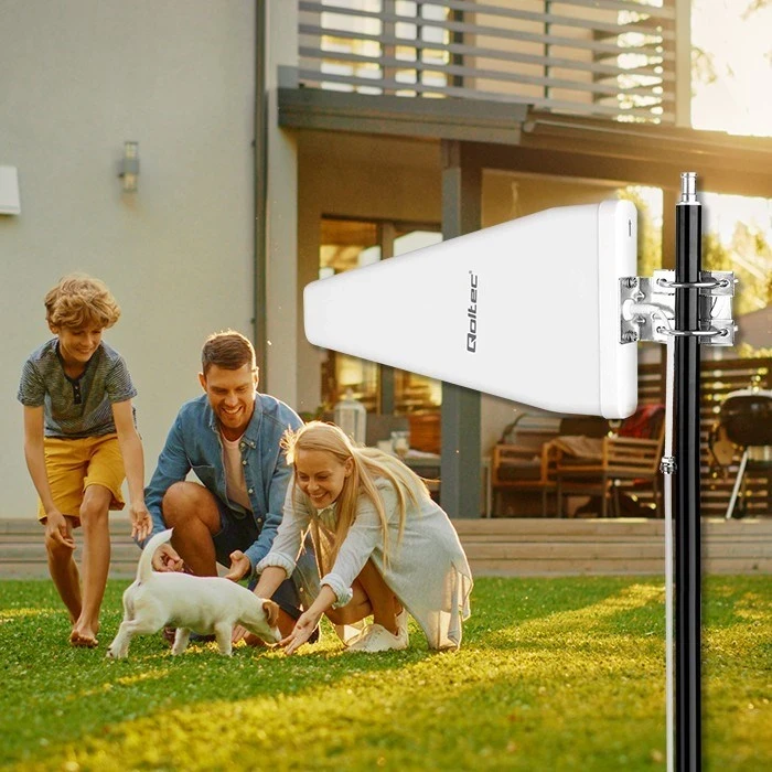 Antena Qoltec 57043 4G LTE DUAL, Bakër