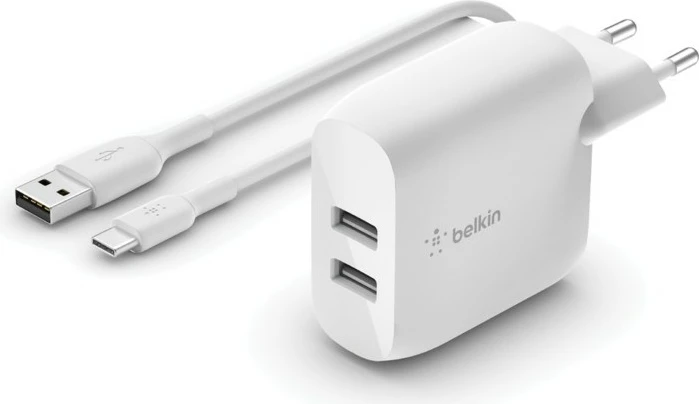 Karikues Belkin WCE001VF1MWH, 4.8 A, 1 m, Bardhë