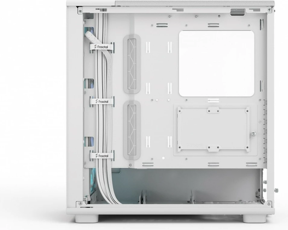 Kasë Fractal Design Epoch White TG RGB Clear Tint, Midi Tower, ATX, e bardhë
