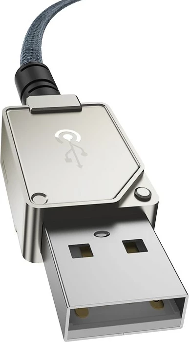 Kabllo USB Baseus Unbreakable, 2 m, 5V-2.4A, Bardhë