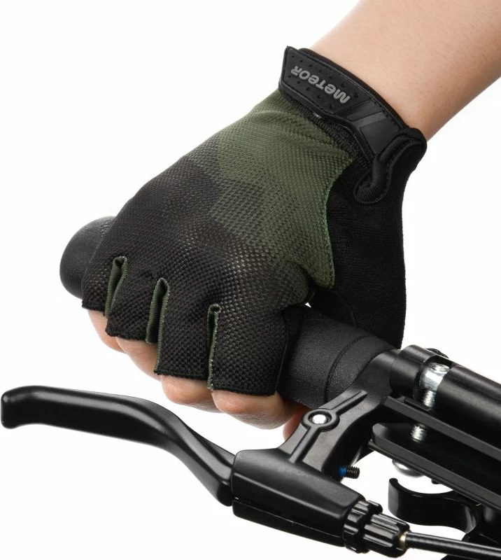 Doreza biçiklete për meshkuj Meteor, të zeza dhe të gjelbra