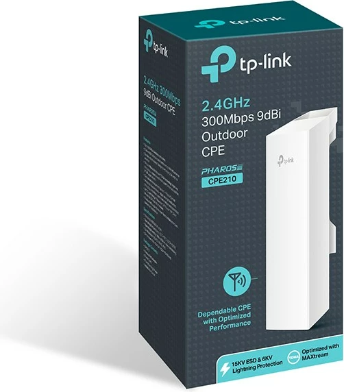 Router TP-LINK CPE210, 300 Mbit/s, i bardhë