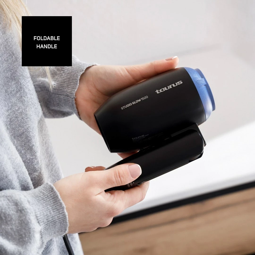 Tharëse flokësh Taurus Studio Glow 1500, 1400 W, e zezë