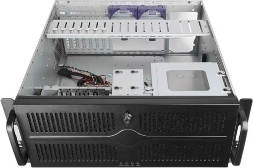 Kasë Chieftec UNC-409S-B-OP 4U rackmount, ATX/micro ATX, e zezë
