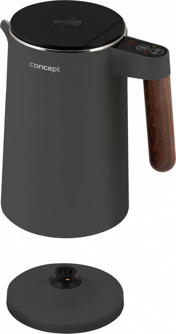 Ibrik elektrik Concept RK3305 Norwood, 1.5L, Gri e errët