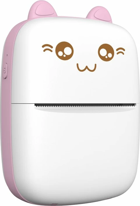 Printer termik mini Hurtel HURC9, Bluetooth, 1000mAh, Rozë