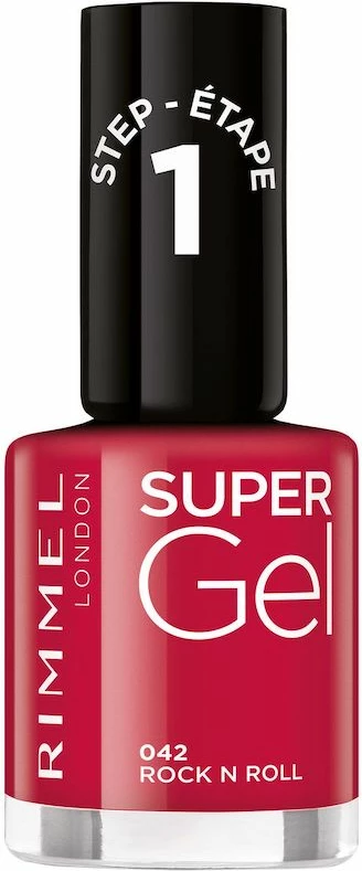 Llak për thonj Rimmel Super Gel 042 Rock N Roll për femra 12ml