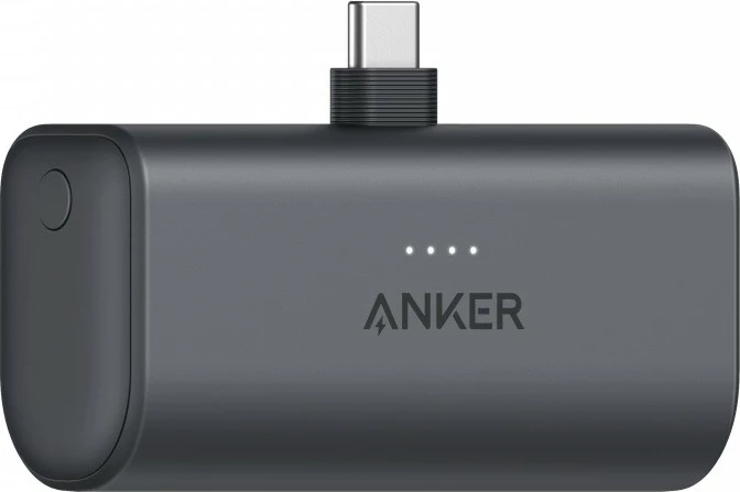 Powerbank Anker NANO 5000mAh, 22.5W, 2x USB Type-C, e zezë