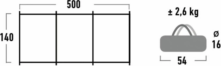 Paravent për plazh dhe kopsht High Peak Mistral 10015