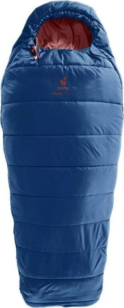 Thes gjumi Deuter Starlight për fëmijë, 130-170 cm, nightblue/redwood