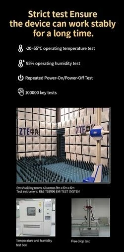 Router ZTE T3000 IDU, Wi-Fi 6, 3000 Mbps, 4 antena, i bardhë