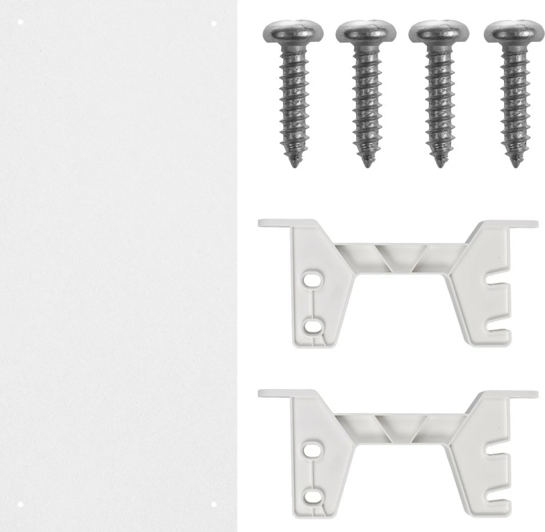 Organizues kabllosh Maclean MC-106W, nën tavolinë, i bardhë