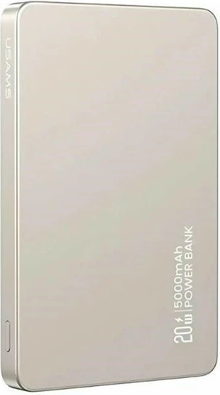 Power bank USAMS USA001542, 5000mAh, 20W PD, MagSafe, Titanium