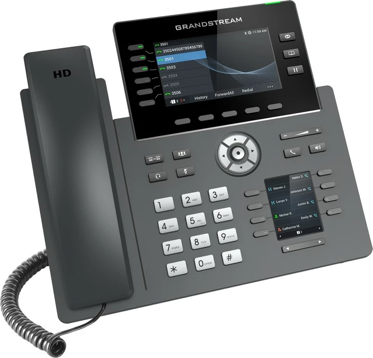 Telefon IP Grandstream GRP2616, 6 linja, i zi