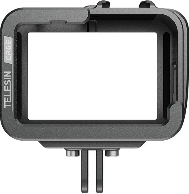 Kasë alumini Telesin GP-FMS-G11-TZ për GoPro Hero 12/11/10/9, Gri, me adapter vertikal