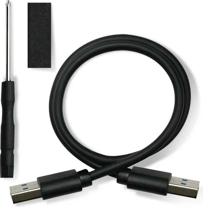 Kasë Qoltec 2.5" për HDD/SSD, USB 3.0, Argjendtë