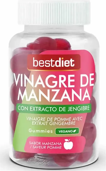 Gummies për suplemente Best Diet Apple Vinegar unisex, 60 copë