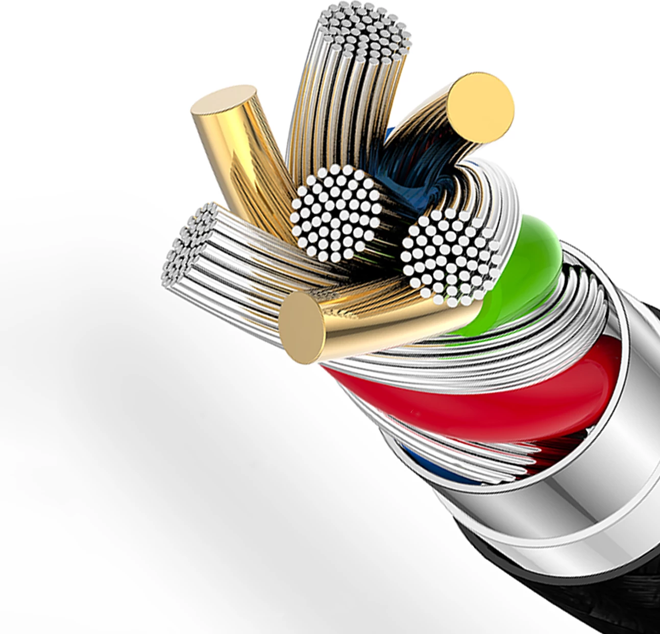 Kabllo karikimi Dudao L3F 2in1, 1.2m, 100W, 2x USB-C, e zezë