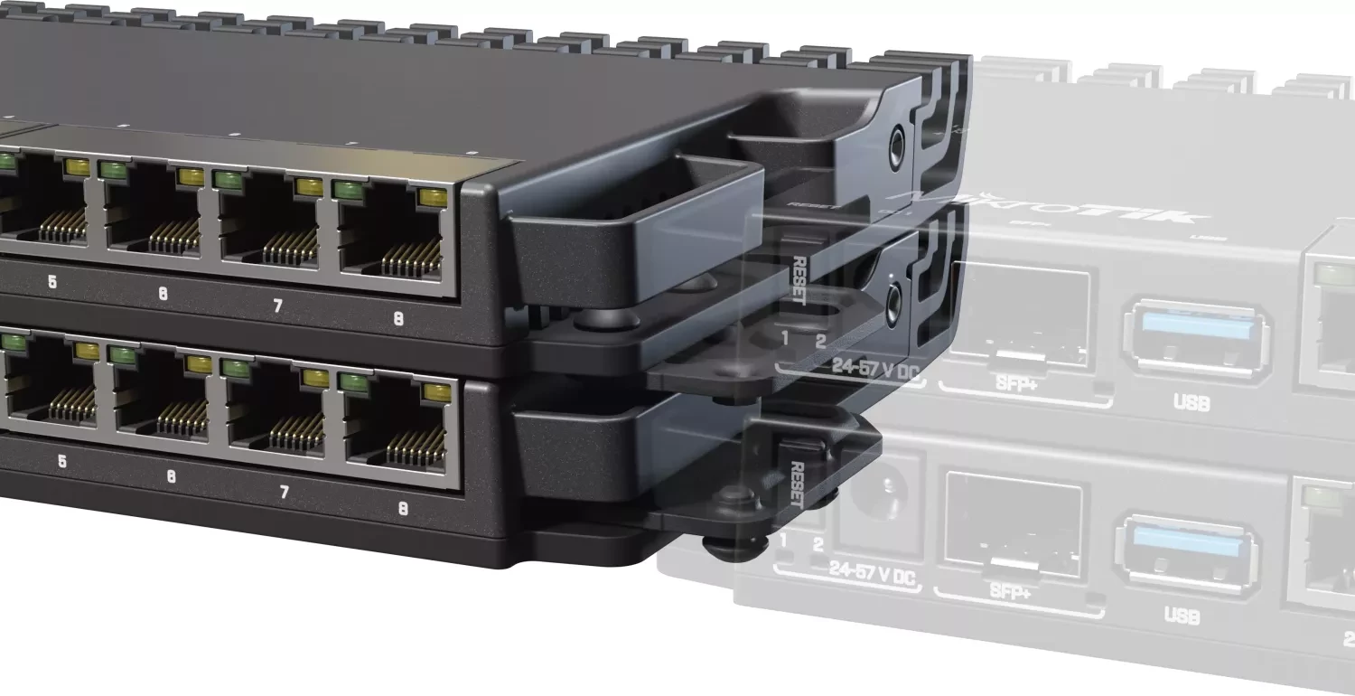 Kit montimi MikroTik 59852, për RB5009, ngjyrë e zezë