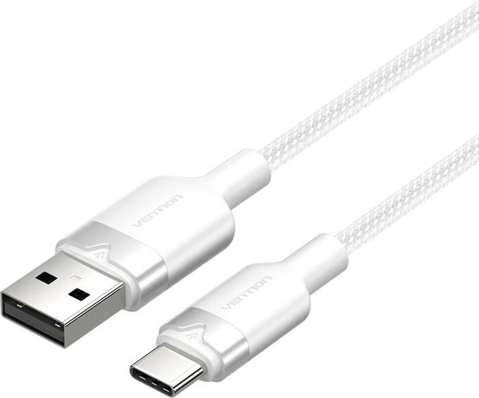 Kabllo USB 2.0 në USB-C Vention CTNWF, 1m, e bardhë