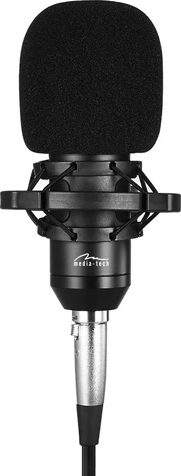 Mikrofon studio Media-Tech MT397K me set aksesorësh, i zi