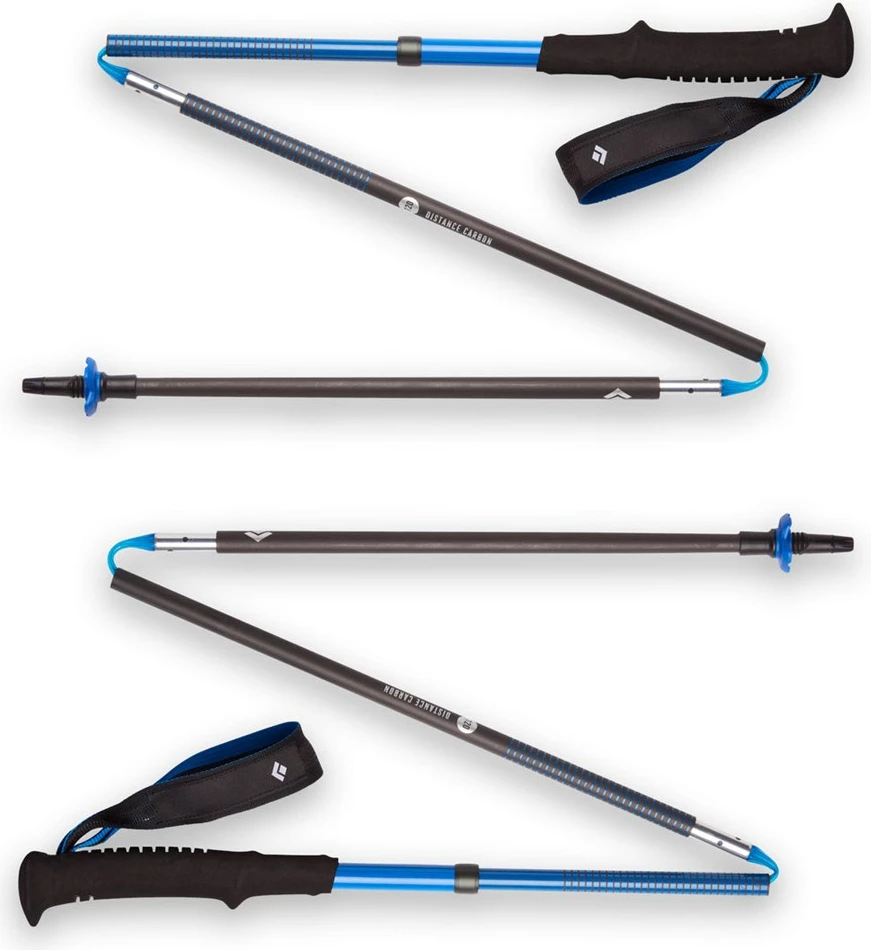 Shkop trekking Black Diamond Distance Carbon Z-Pole, i palosshëm, Unisex, Zi