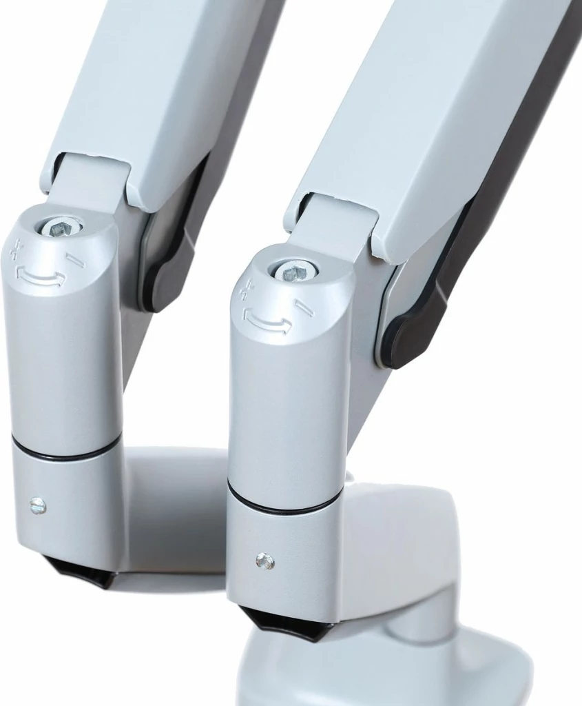 Mbajtëse tavoline me gaz për 2 monitorë ART RAMM L-36HD, 17-35", Metal, E zezë