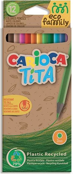 Markerë Carioca EcoFamily Tita 12 Ngjyra