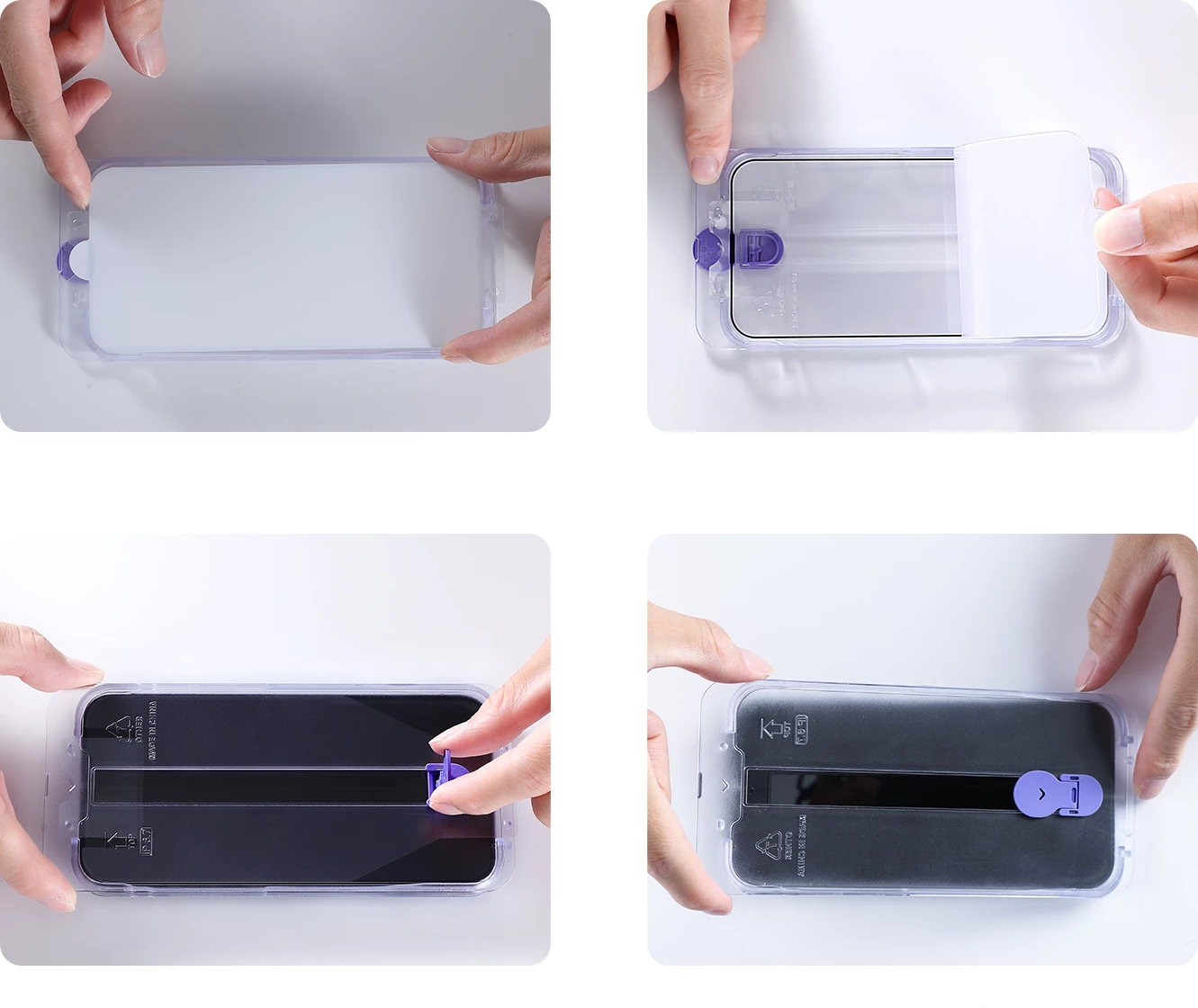 Xham i temperuar Joyroom JR-H11 me komplet montimi për iPhone 14 Plus, transparent