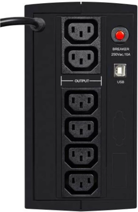 UPS EVER DUO 850 PL AVR USB, 850 VA, 550 W, Tower, E zezë