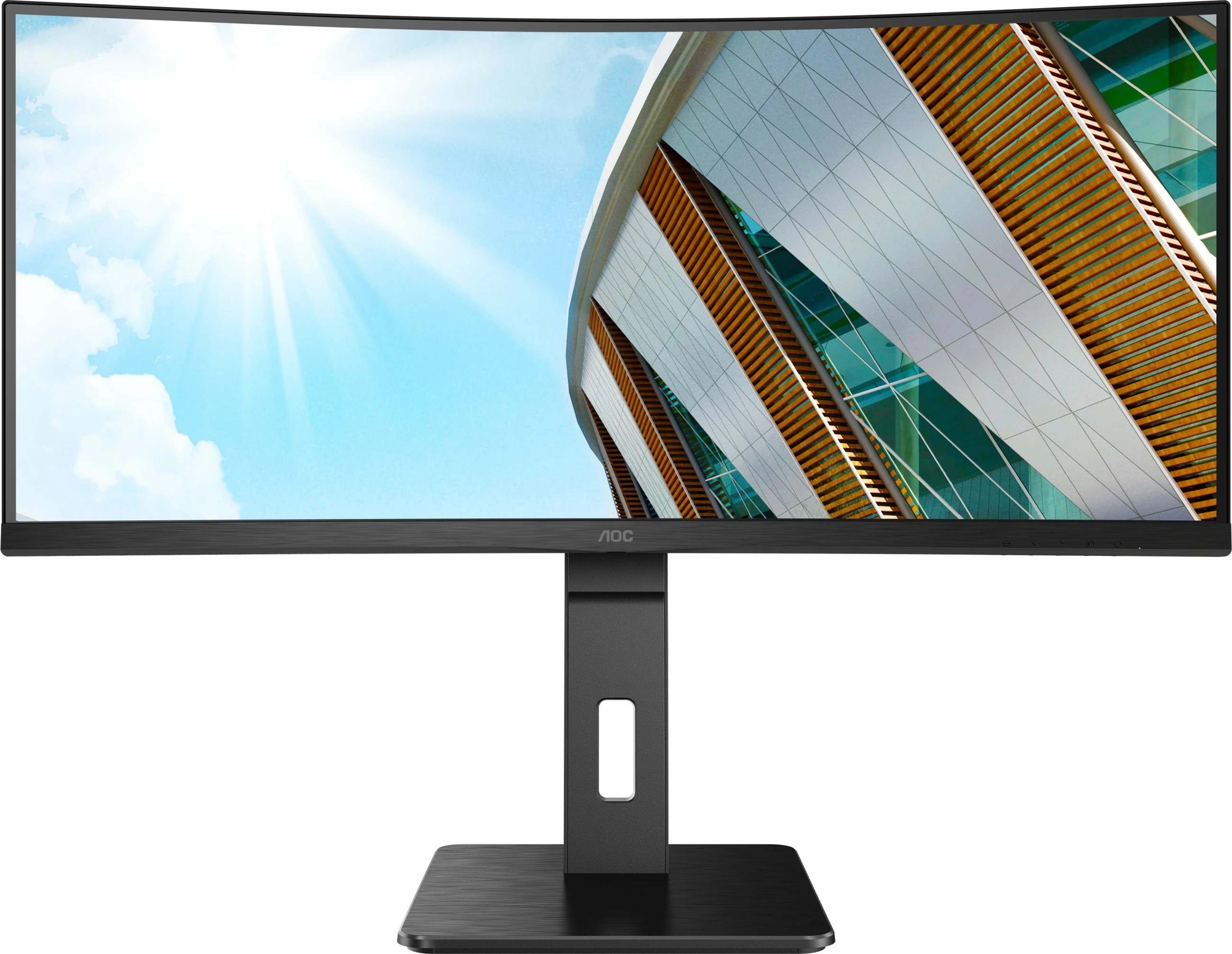 Monitor AOC CU34P2A, 34", Quad HD, LED, 1 ms, i zi