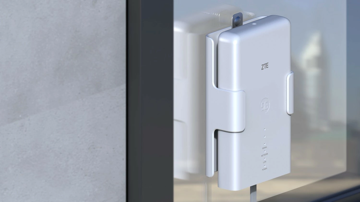 Router 5G ZTE MC889 ODU + Router ZTE Z1320 WiFi6 AX3000, i bardhë, set