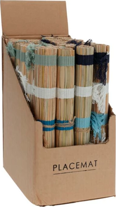 Mbulesë tavoline KOOPMAN 35672-03, 45x35cm, Navy Blue-White-Navy Blue